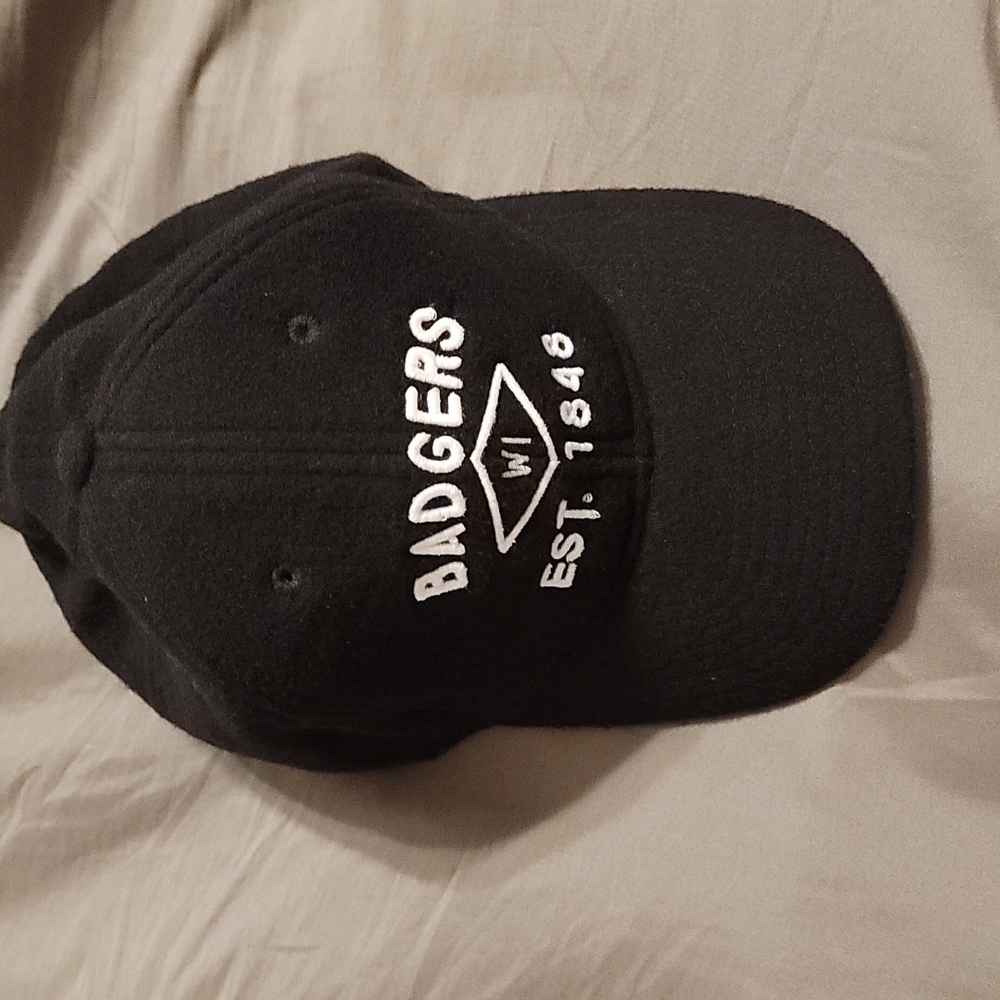 Black wool University of Wisconsin Badgers hat
